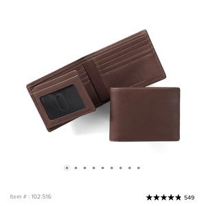 Leatherology Bifold Wallet with Flap Italian and German Leather